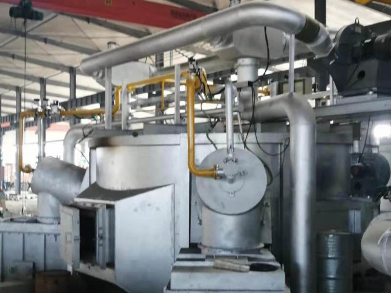 圓形固定式鋁熔化/保溫爐